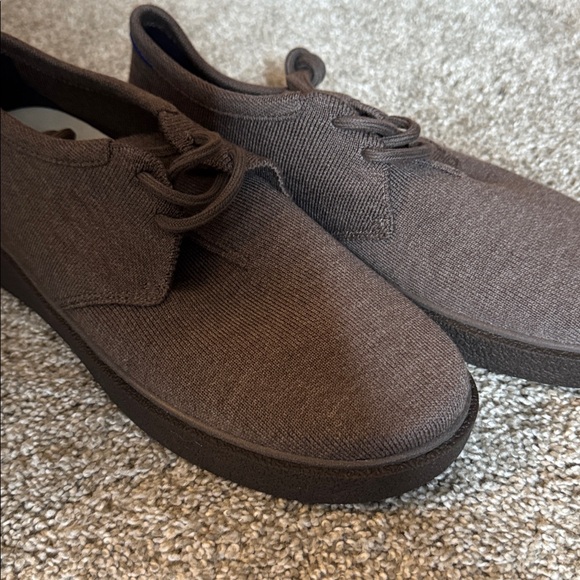 Rothy's Men's Dark Brown Sneakers with Blue Accents - Picture 3 of 8